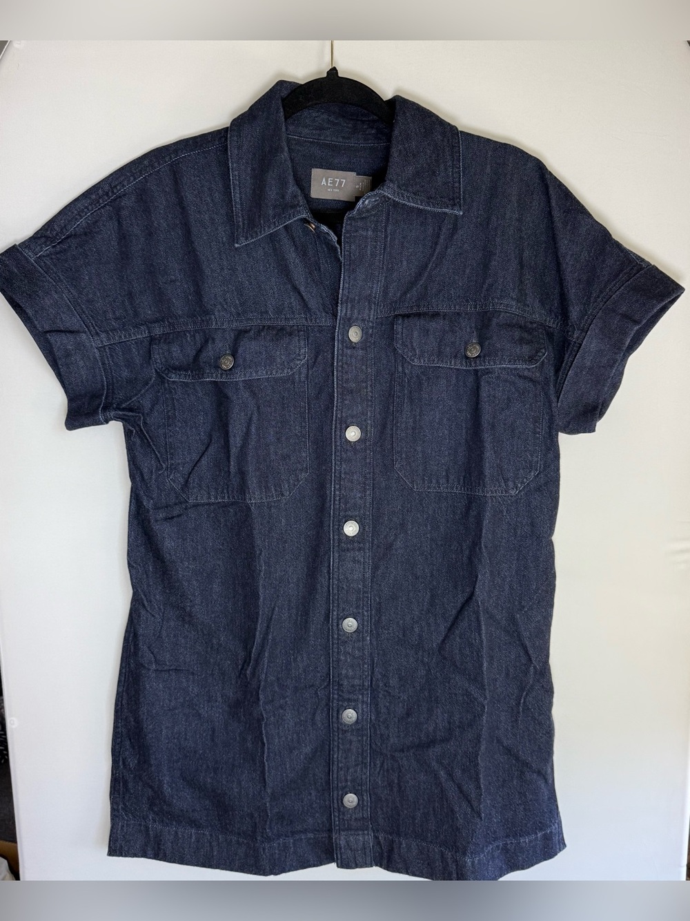 AE77 • American Eagle premium denim dress • Women’s small